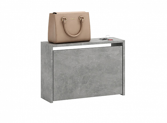 Обувница Уно-58-У узкая - бетон