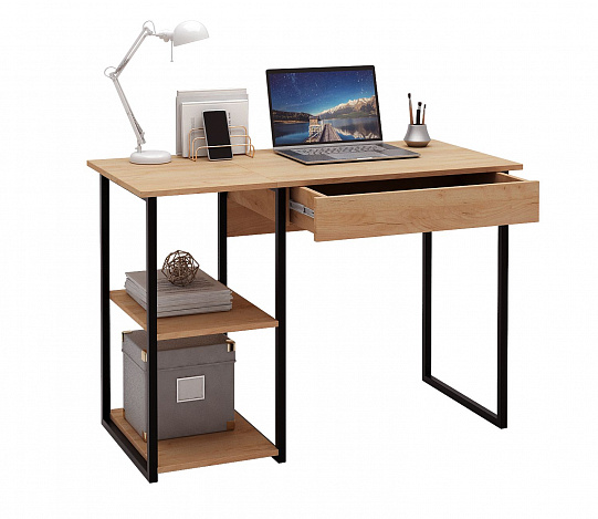 Стол письменный Витто-36 - дуб крафт золотой