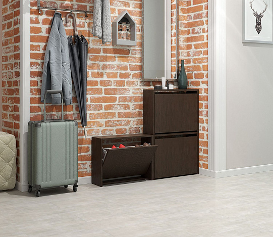 Обувница Уно-58-У узкая - венге