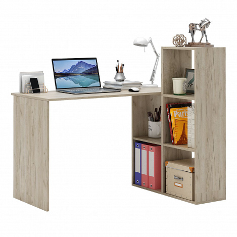 Стол-стеллаж Рикс-10 - дуб крафт