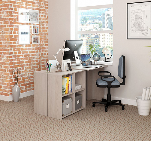 Стол письменный Витто-37 - ясень шимо светлый