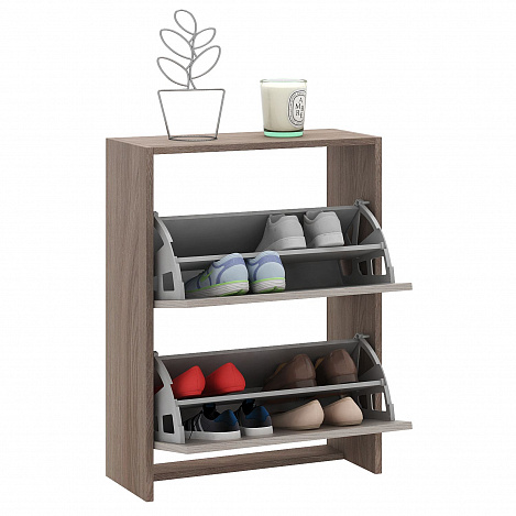 Обувница Витто-19 - ясень шимо темный / ясень шимо светлый