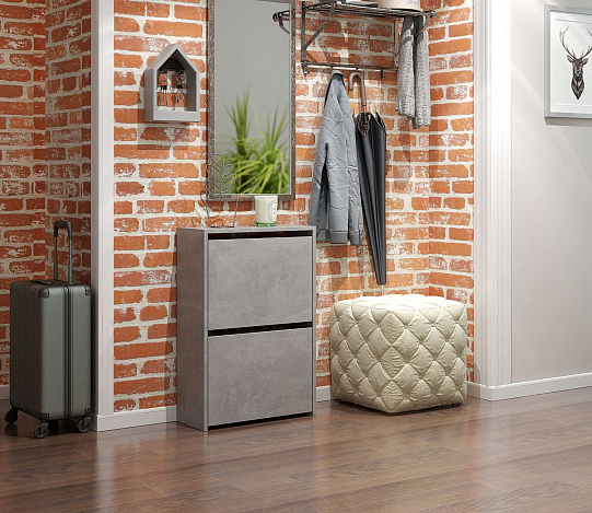 Обувница Витто-19 - бетон