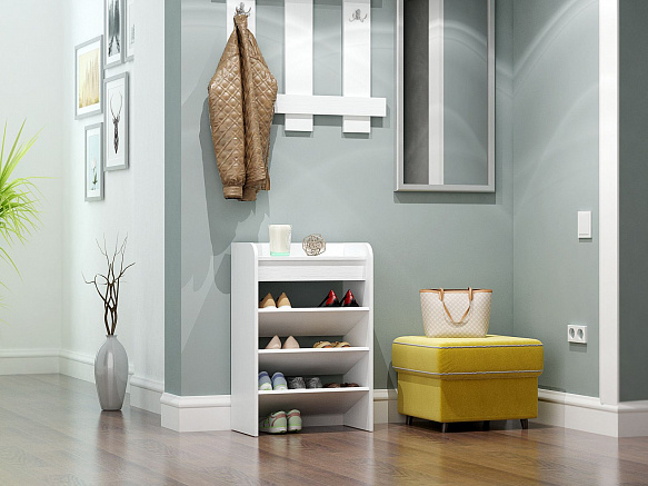 Обувница Витто-9 - белый