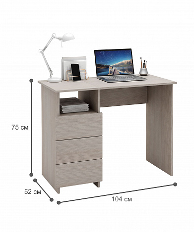 Стол письменный Витто-31 - ясень шимо светлый