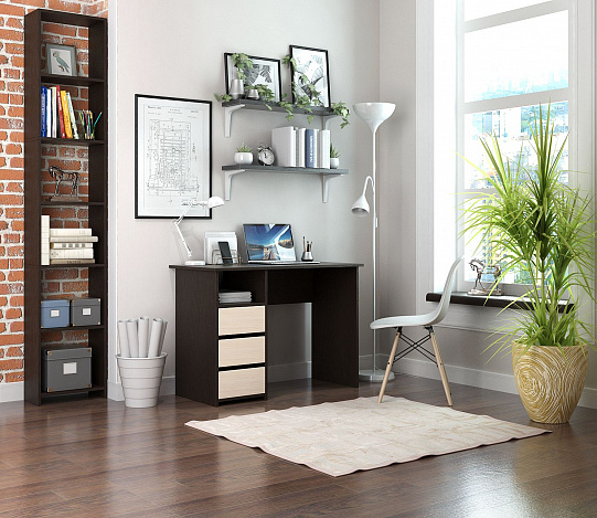 Стол письменный Витто-30 - венге / дуб молочный