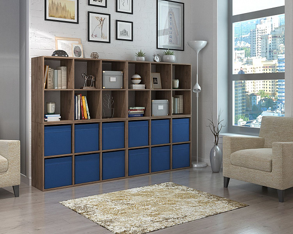 Стеллаж Файн-105 - дуб крафт табак