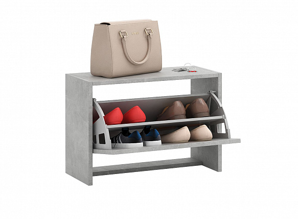 Обувница Уно-58 - бетон
