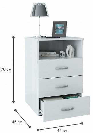 Тумба Альба-4 - белый