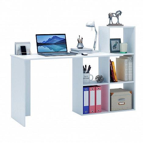 Стол-стеллаж Рикс-10 - белый