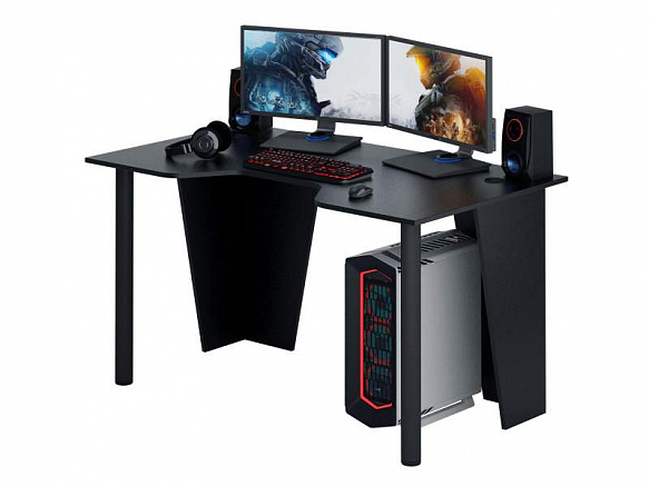 Стол игровой Форсаж-2 - черный / черный