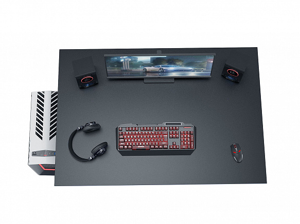 Стол игровой Интерплей-2 - черный / синий