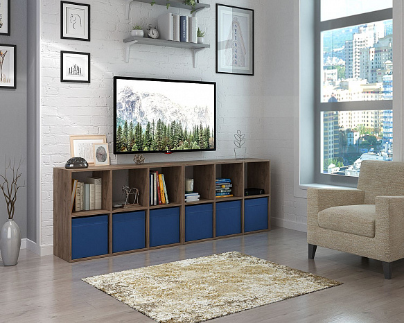 Стеллаж Файн-105 - дуб крафт табак