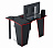 Стол игровой Страйкер-2 - черный / красный