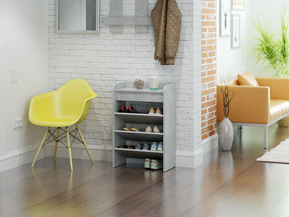 Обувница Норта-4 - бетон