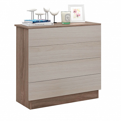 Комод Уно-26 - ясень шимо темный / ясень шимо светлый