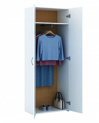 Распашной шкаф Уно-35 - белый