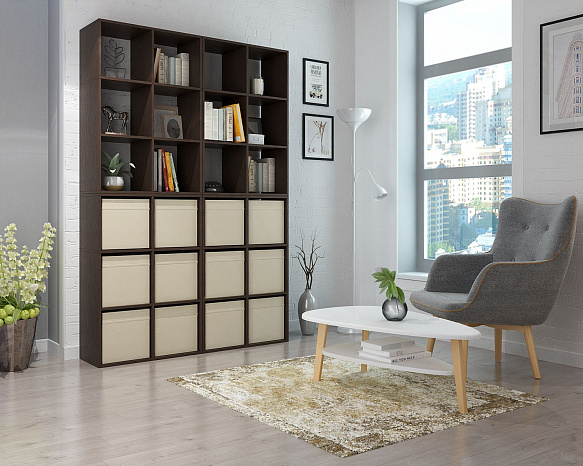 Стеллаж Файн-105 - венге