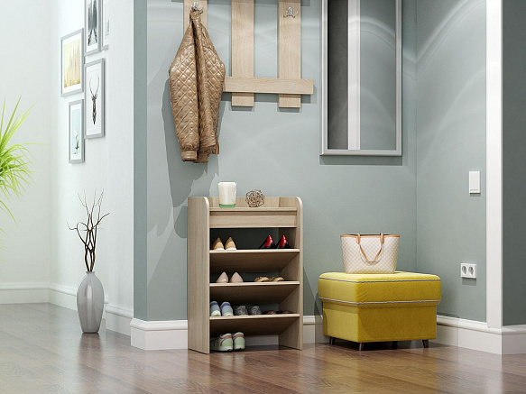 Обувница Витто-9 - дуб сонома