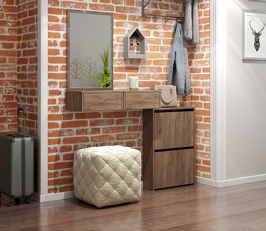 Тумба подвесная Уно-48 - дуб крафт табак