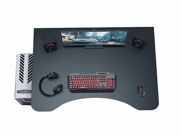 Стол игровой Интерплей-1 - черный / синий