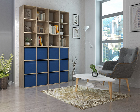 Стеллаж Файн-105 - дуб сонома