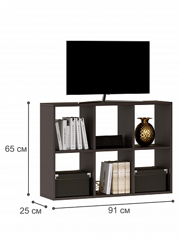 Стеллаж Уно-92 - венге