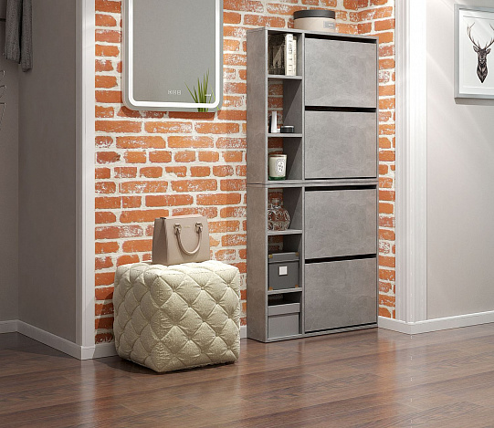 Обувница Витто-44 - бетон