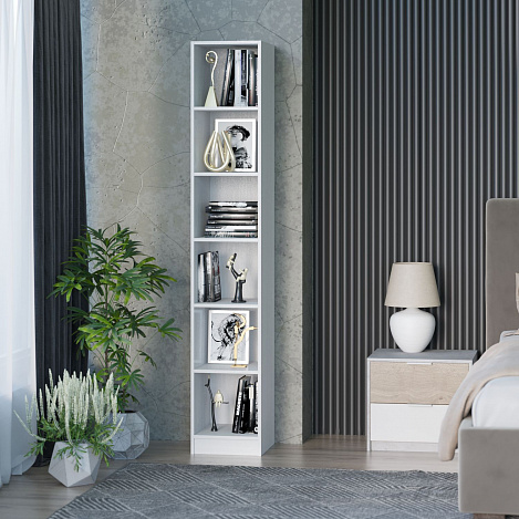 Стеллаж Либерти-4 - белый