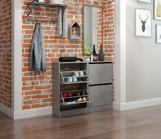 Обувница Уно-51 - бетон