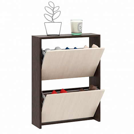 Обувница Витто-20 - венге / дуб молочный