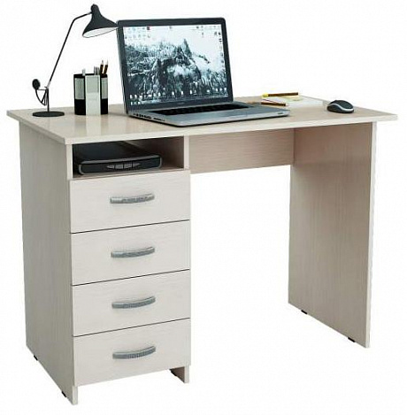 Стол письменный Милан - дуб молочный