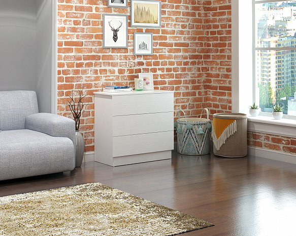 Комод Уно-23 - белый