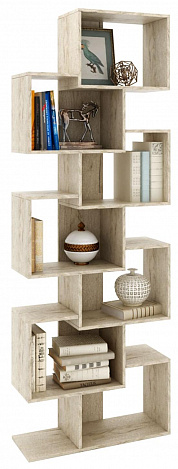 Стеллаж Зет-4 - дуб крафт