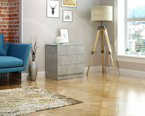 Комод Уно-25 - бетон