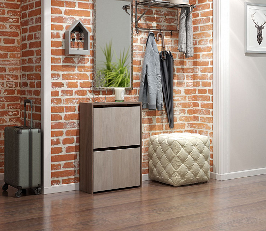 Обувница Витто-19 - ясень шимо темный / ясень шимо светлый