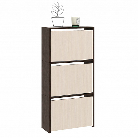 Обувница Витто-23 - венге / дуб молочный