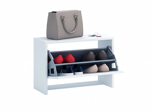 Обувница Уно-58 - белый