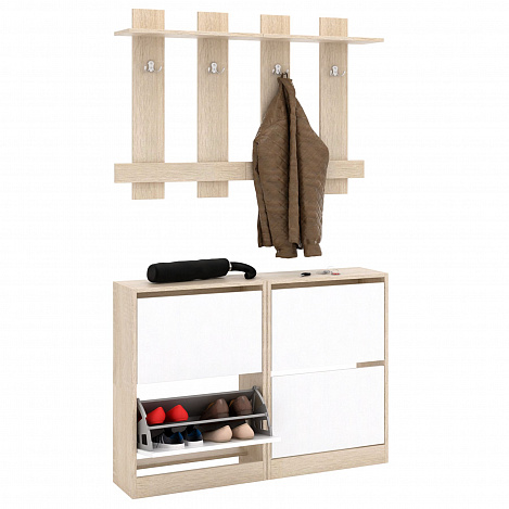 Прихожая Уно-79 - дуб сонома / белый