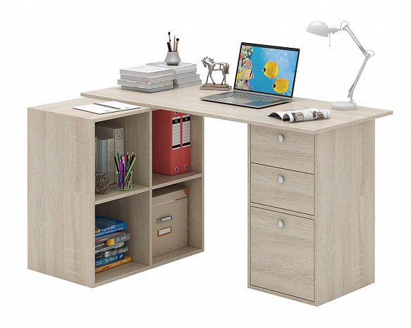 Угловой стол Прайм-80 - дуб сонома