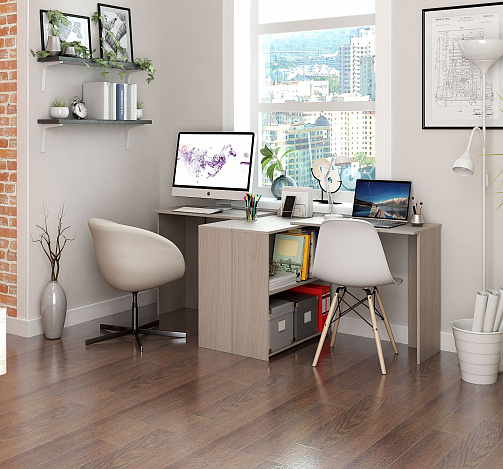 Стол письменный Витто-38 - ясень шимо светлый