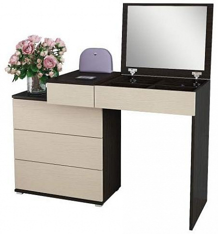 Туалетный столик Нуар-6 - венге / дуб молочный