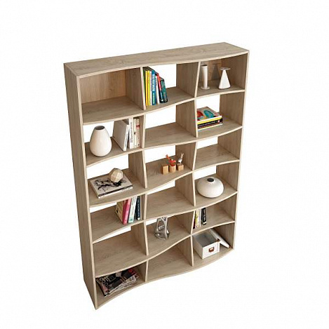 Стеллаж Вэйв-2 - дуб сонома