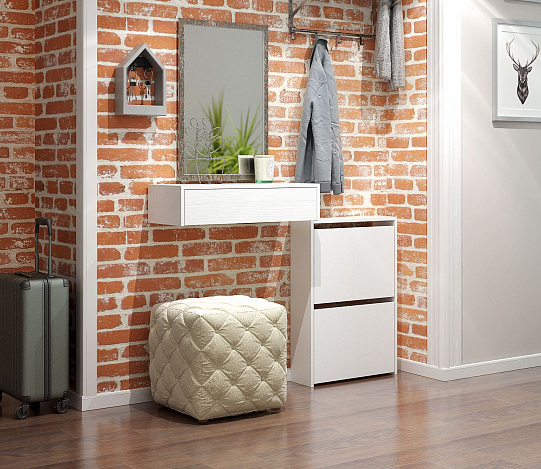 Тумба подвесная Уно-47 - белый