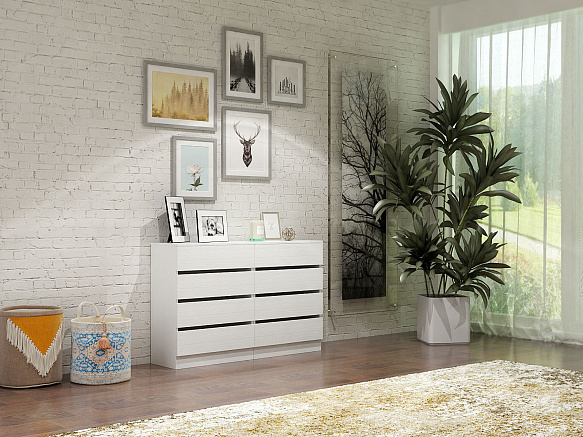 Комод Триверо-21 - белый