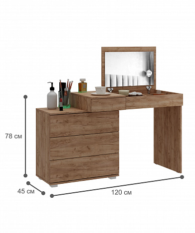 Туалетный столик Нуар-6 - дуб крафт табак
