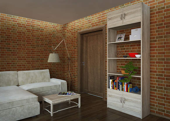 Стеллаж в комплекте Либерти-52 - дуб сонома