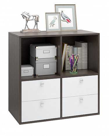 Комод-тумба Прайм-22-8 - венге / белый