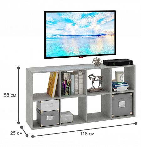 Стеллаж Уно-91 - бетон