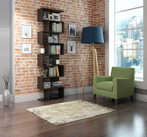 Стеллаж Файн-02 - венге